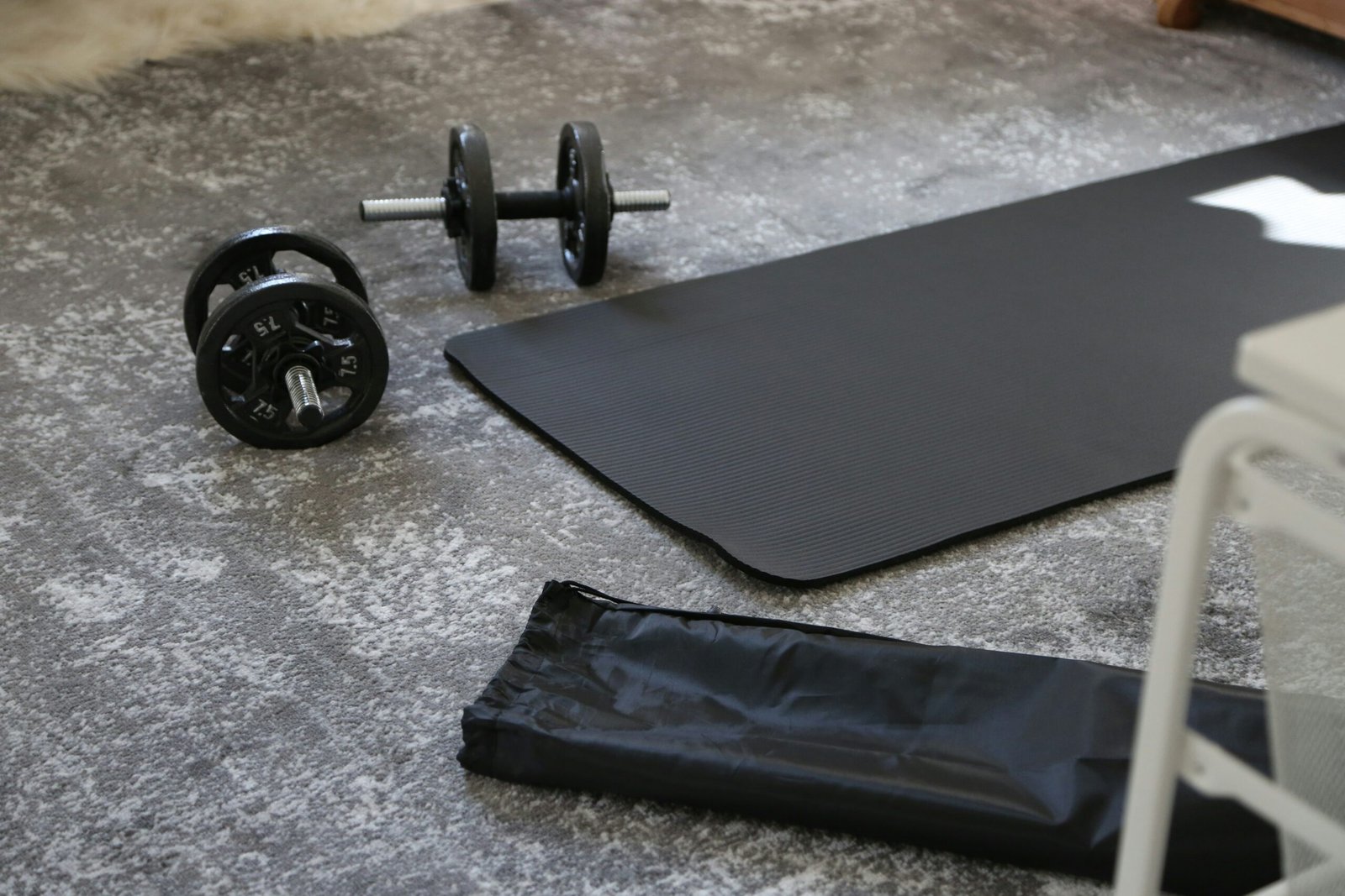 Non-Slip EVA Yoga Mat (10mm Thick)