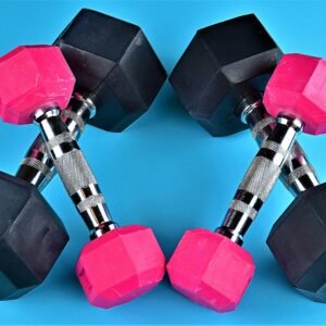 Adjustable Rubber Dumbbell Set (20kg)